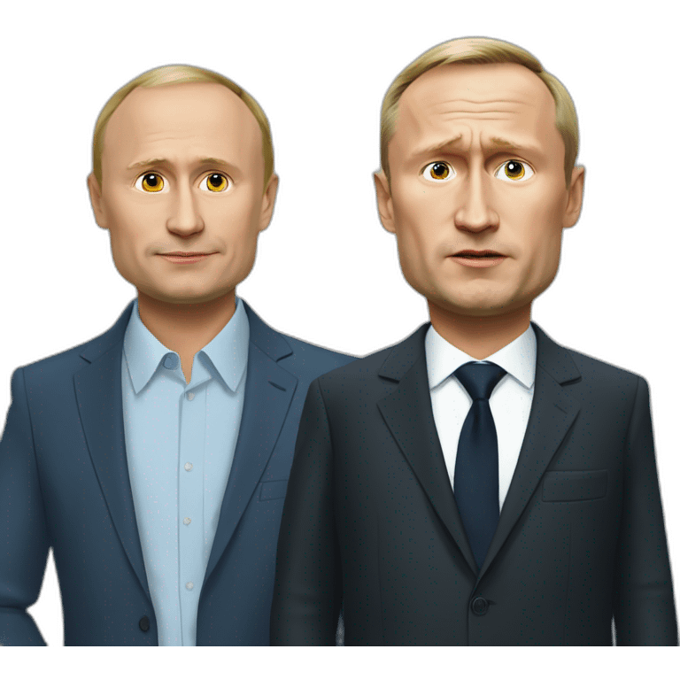 Putin with Navalny emoji