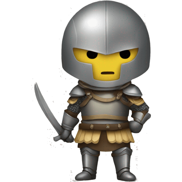 Armored figure emoji