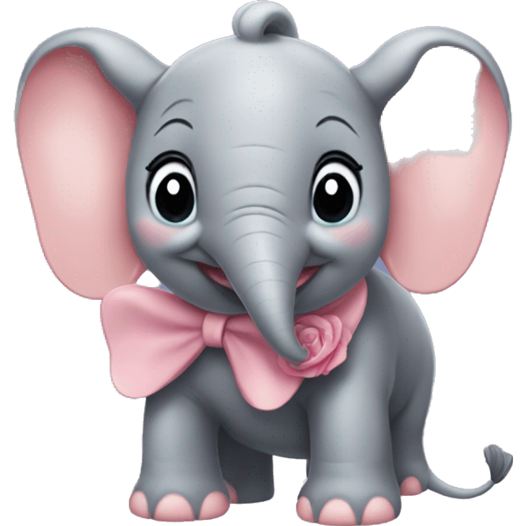 Dumbo con la rosa emoji