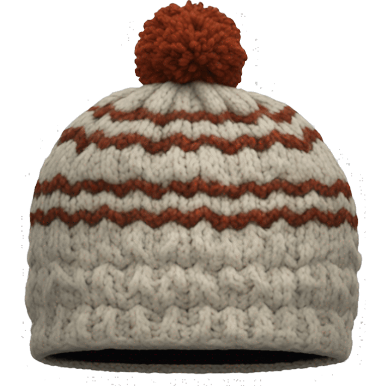 knitted winter hat emoji