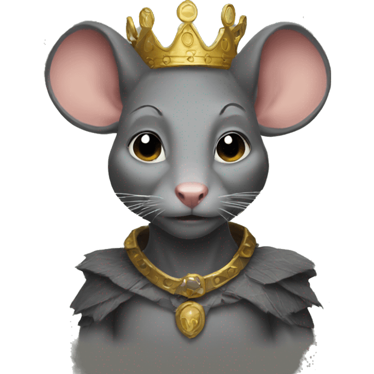 Rat queen emoji