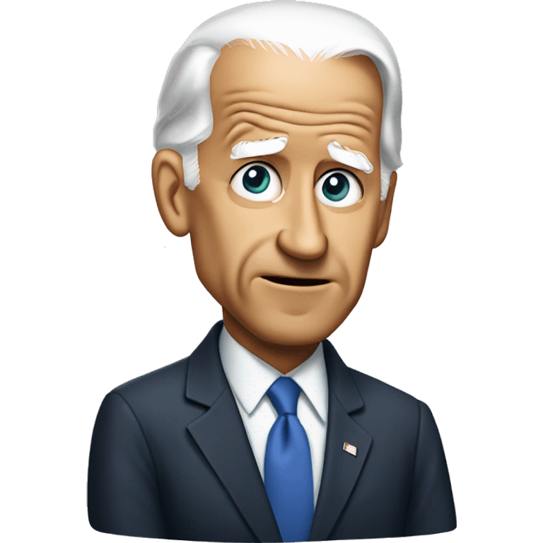 Confused Joe Biden  emoji