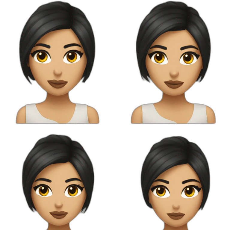 Kim kardashion emoji