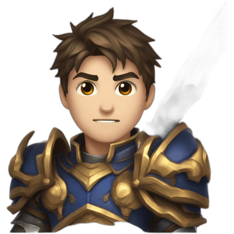 garen from league of legends weird sword emoji