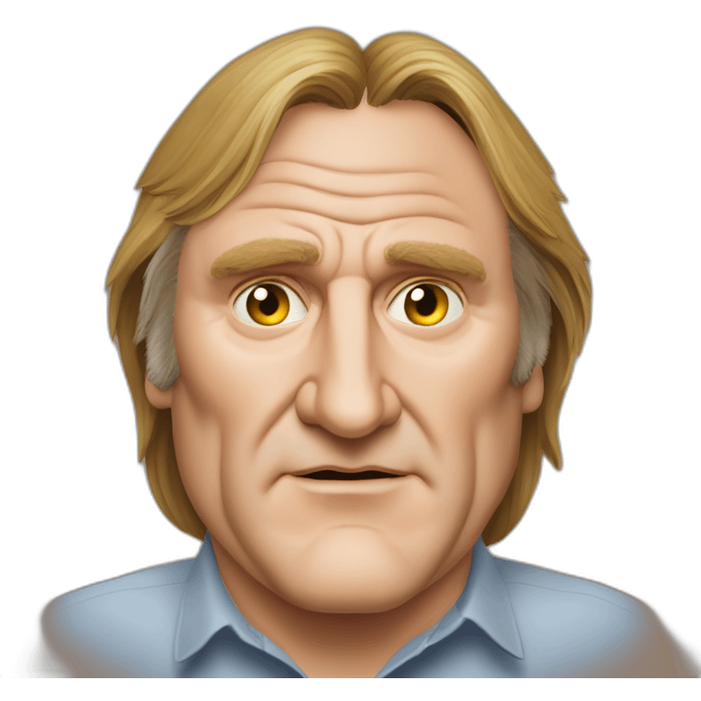 Gerard Depardieu clin d’oeil emoji