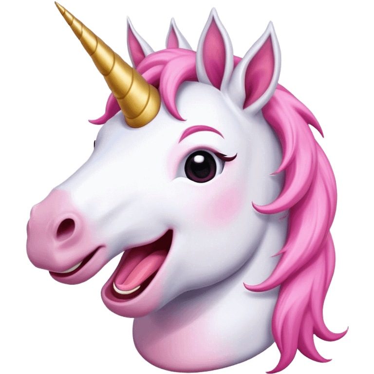 laughing unicorn  emoji