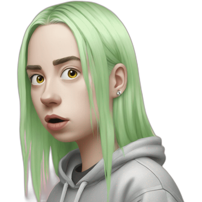 billie eilish calling phone emoji