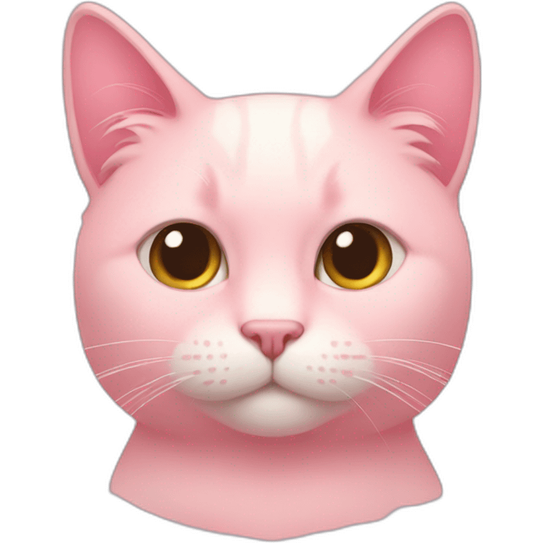 Light-pink-cat emoji