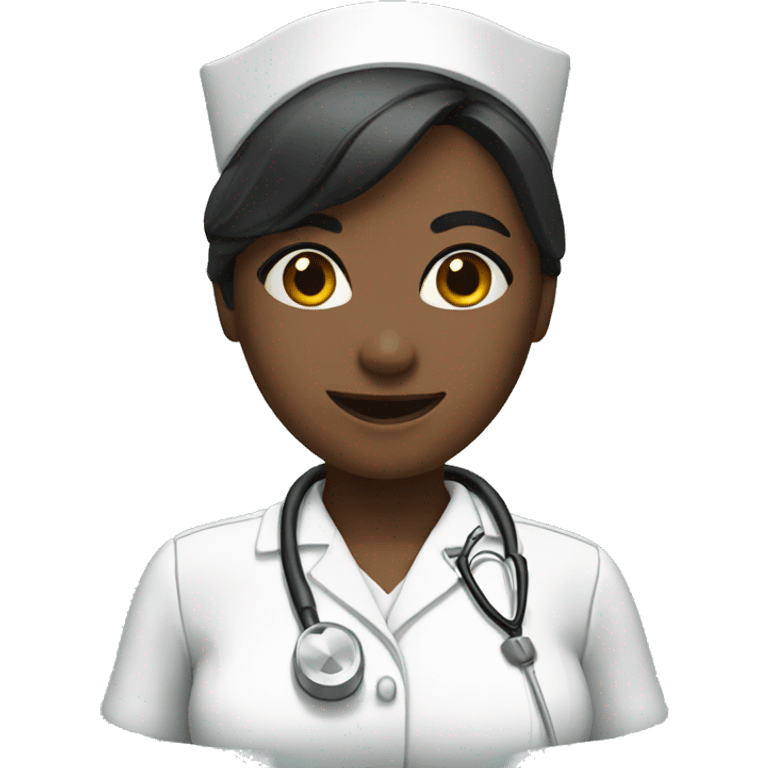 Nurse taking a selfie emoji