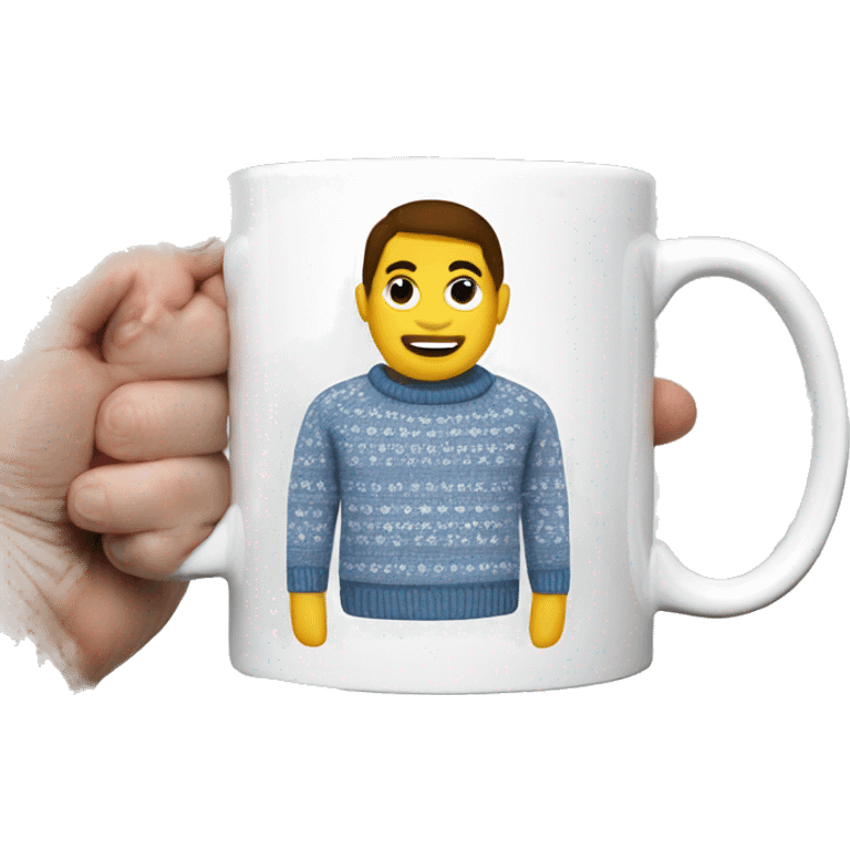 Sweater mug emoji