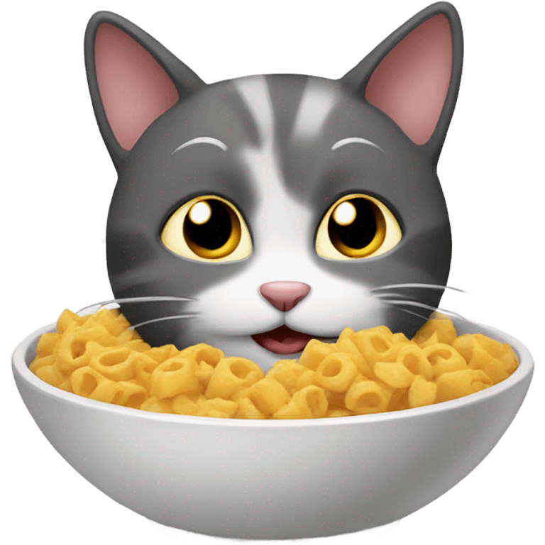 Cat Eating food emoji