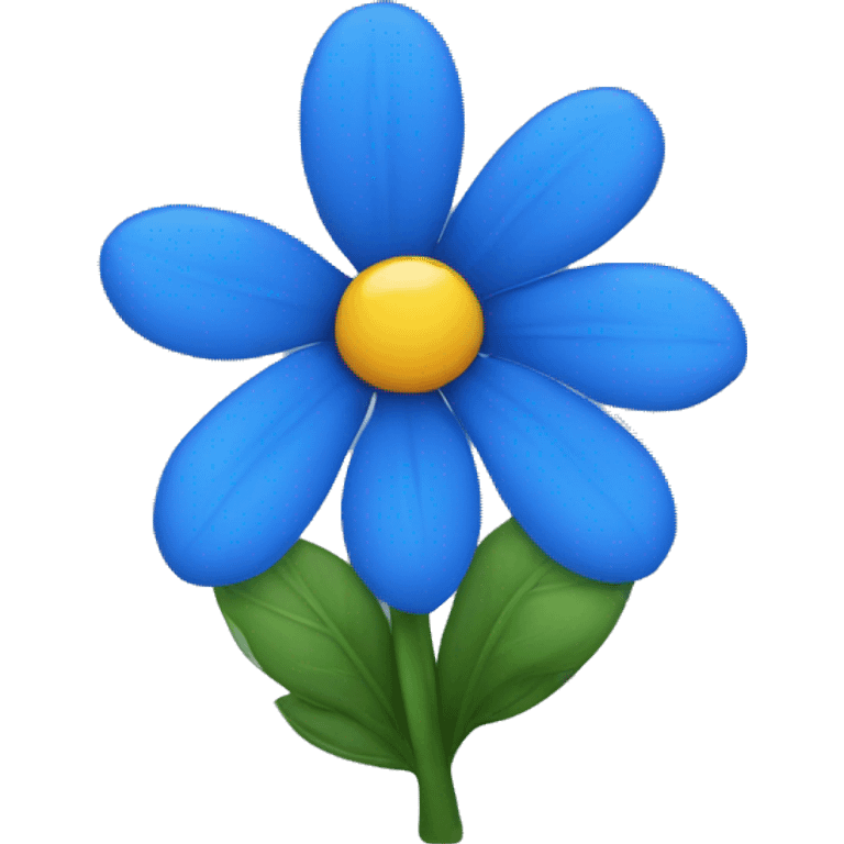 blue-flower emoji