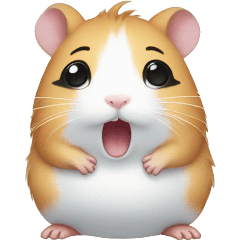 hamster crying with mermaid tail emoji