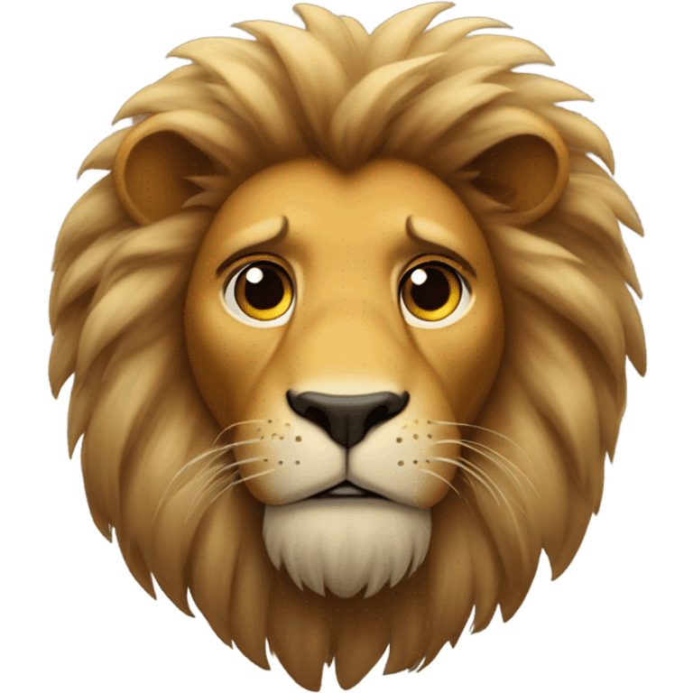 The Cowardly Lion emoji