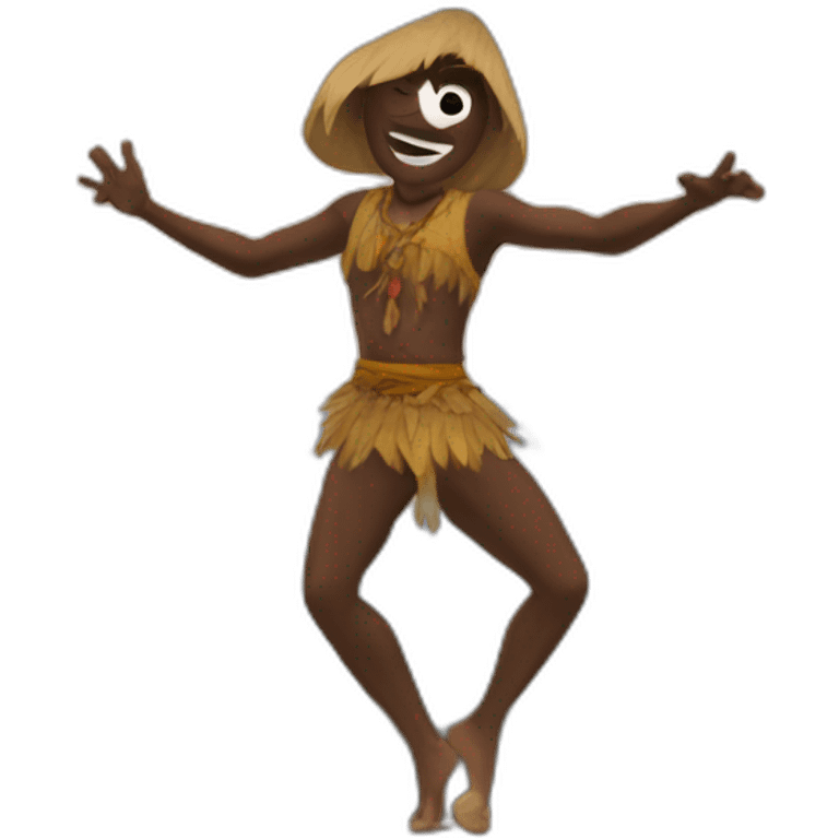 Veneer dancing in front of mount rageons emoji