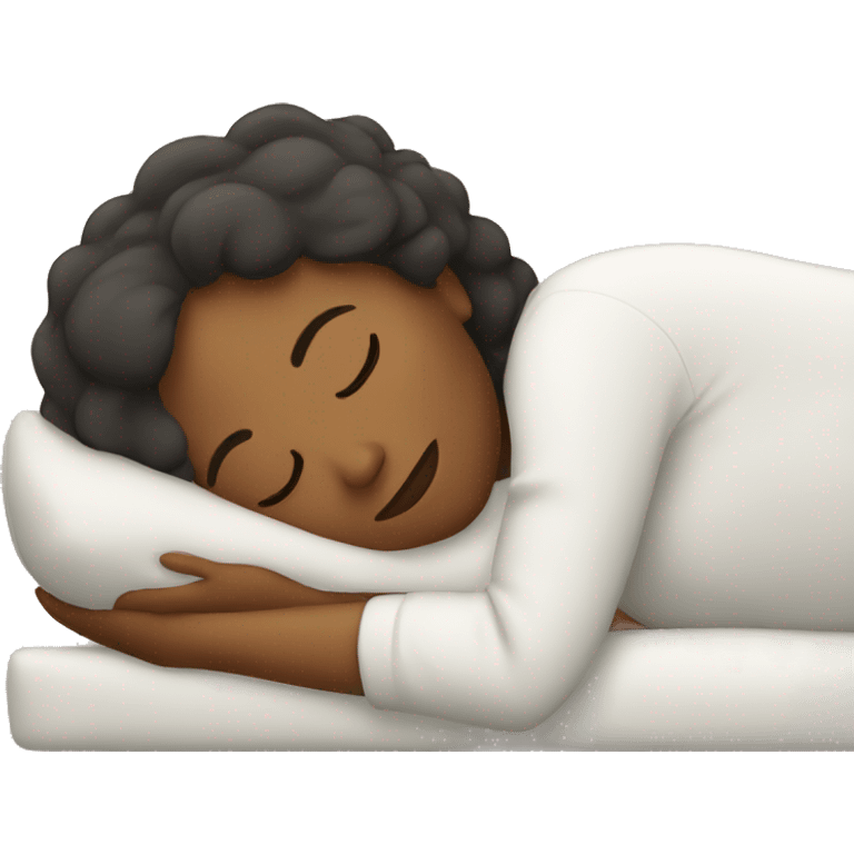 A women sleeping  emoji