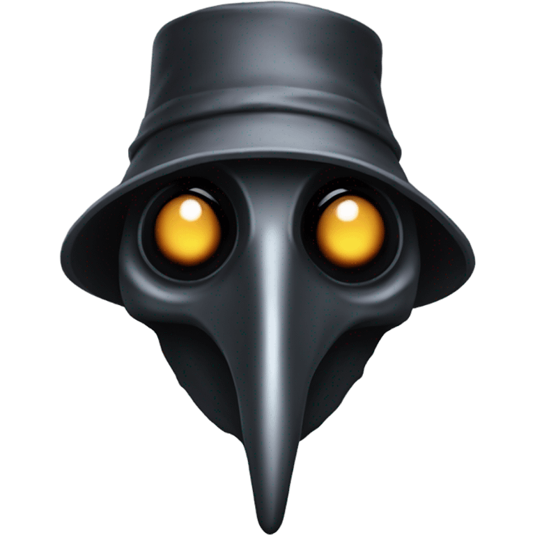 plague doctor with alien antlers  emoji