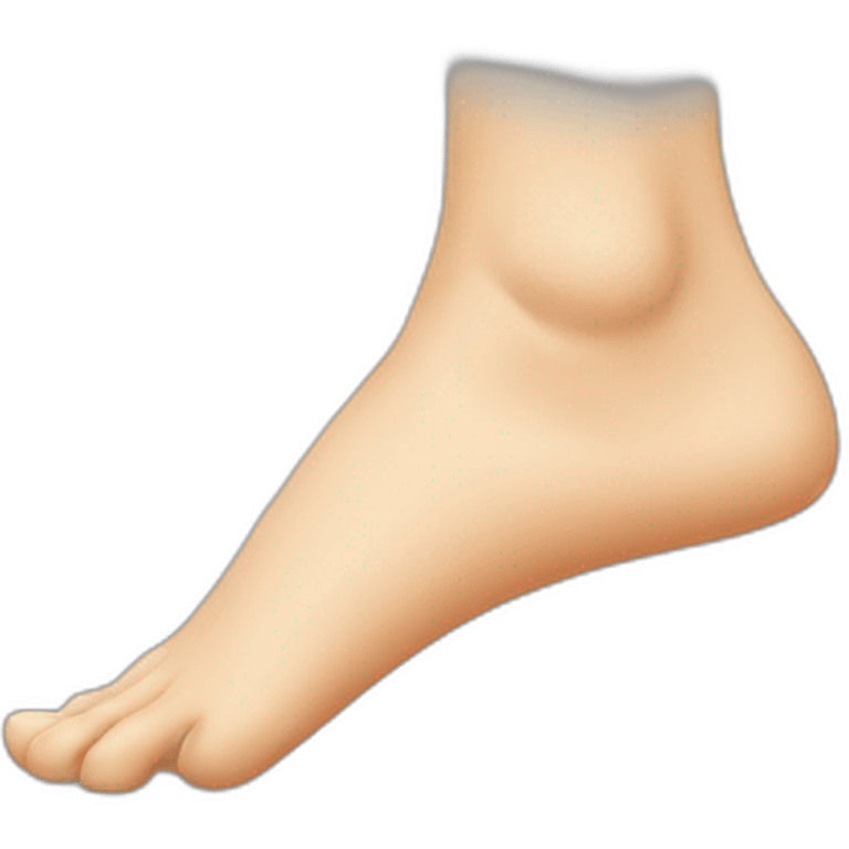 Practice foot  emoji