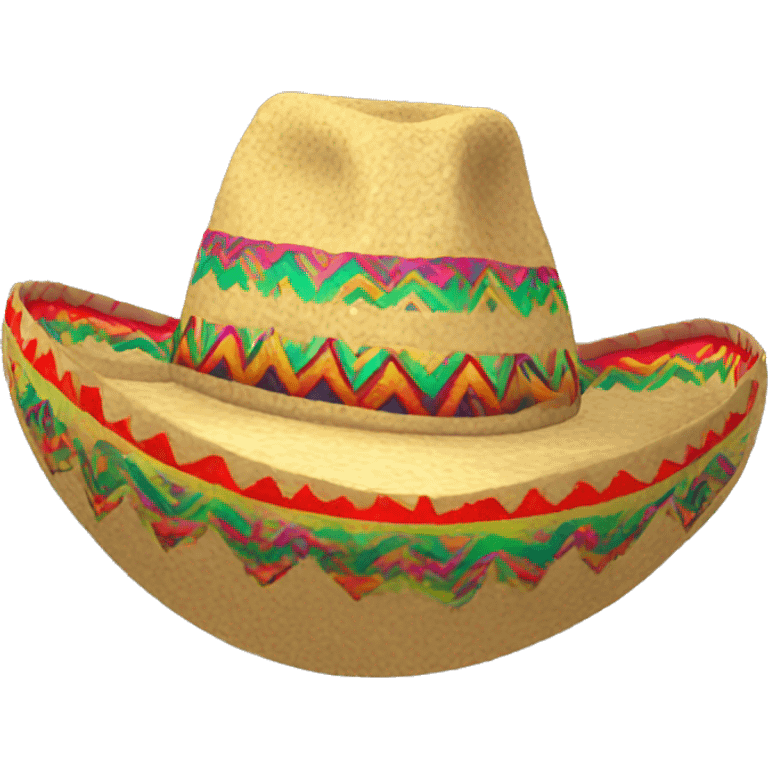 3d sombrero  emoji