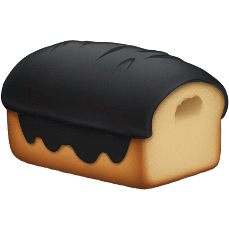 Black cat loaf emoji