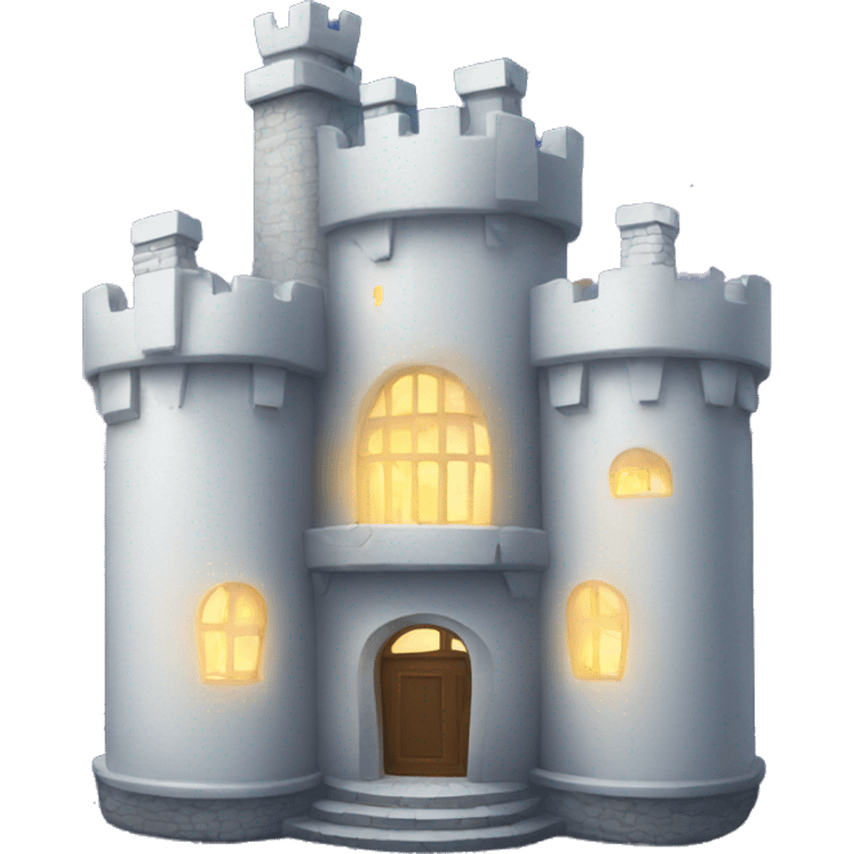 White castle in night emoji