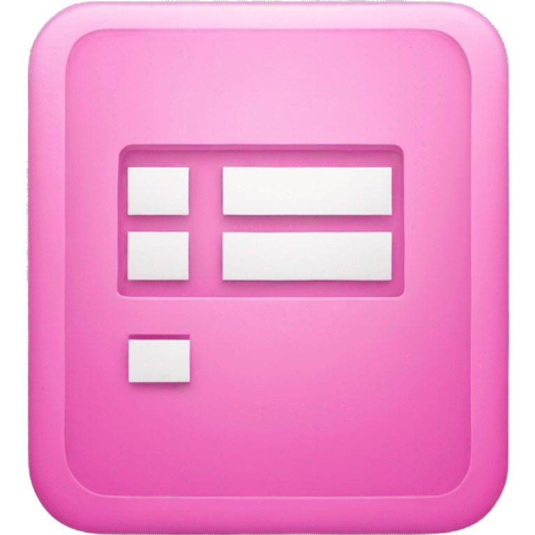 pink checkbox emoji