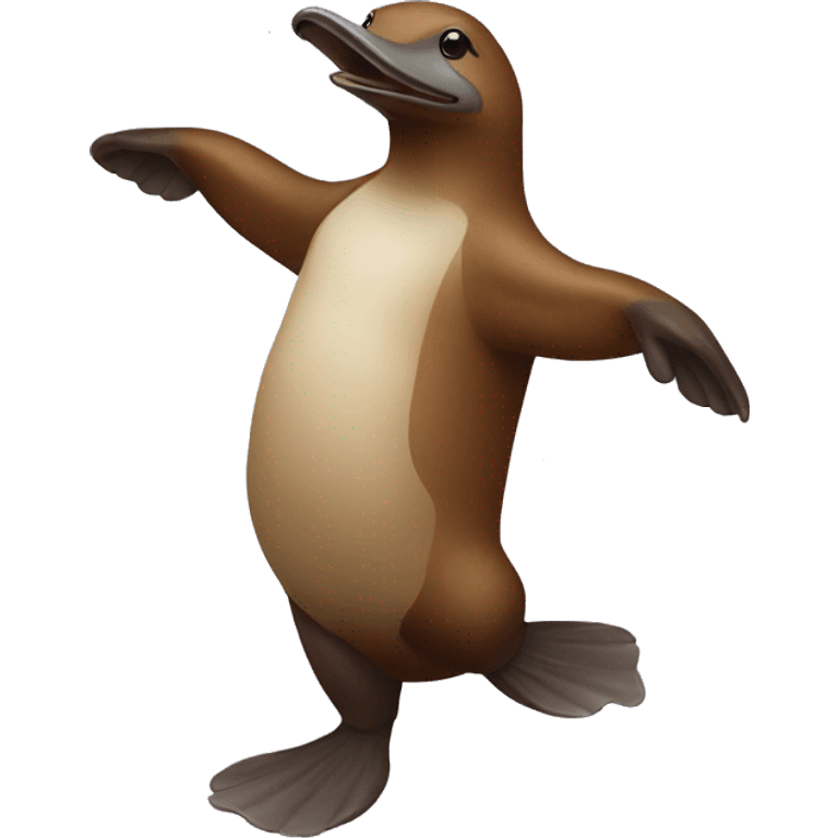 Duck-billed platypus dancing  emoji