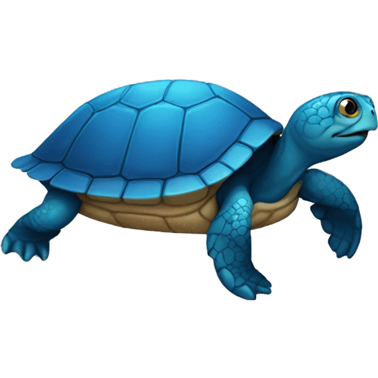 Blue turtle  emoji