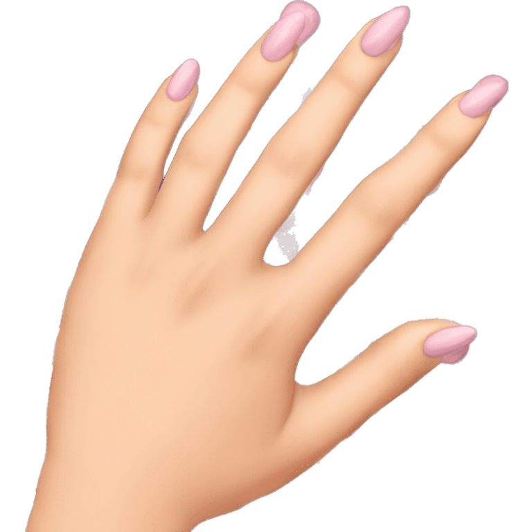 almond shaped nails emoji