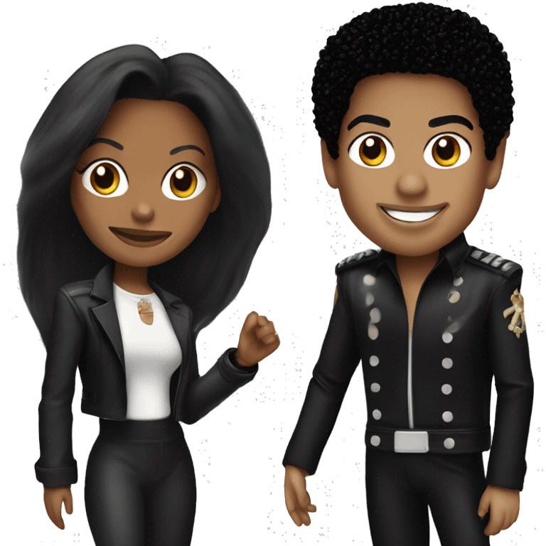 Janet Jackson and Michael Jackson  emoji