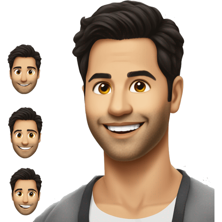 Create Varun Dhawan bollywood actor emoji emoji