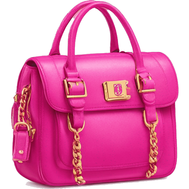 hot pink juicy couture bag emoji