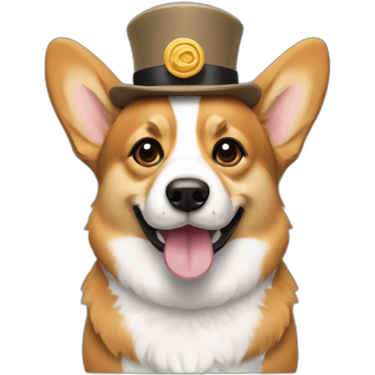 corgi-with-hat emoji