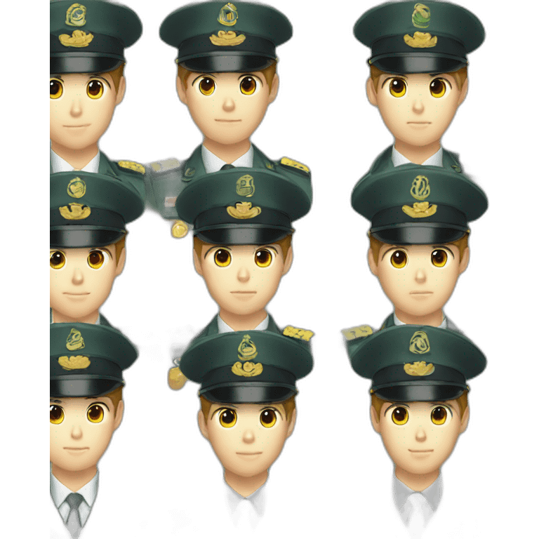 J-hope military uniform emoji