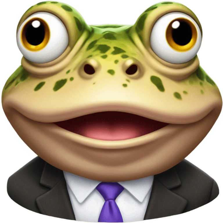 trump in the style of bufo emoji