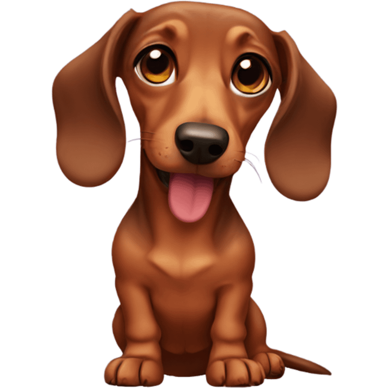 dachshund  emoji