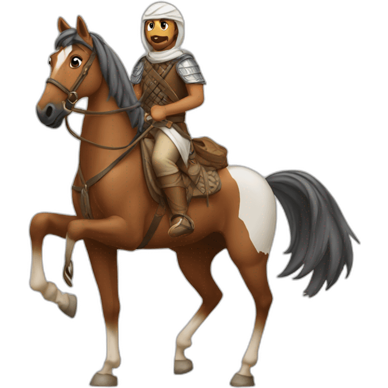 Arab horse raider emoji