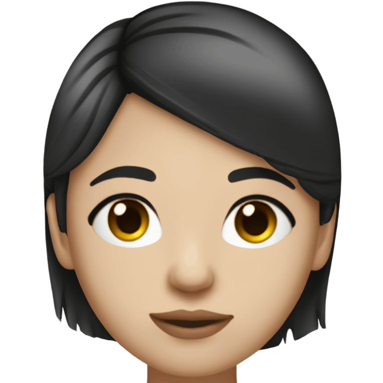 girl with long black hair wearing a gel facemask white top and fair skin eyes shut with lashes emoji