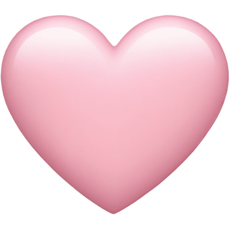 light pink heart  emoji