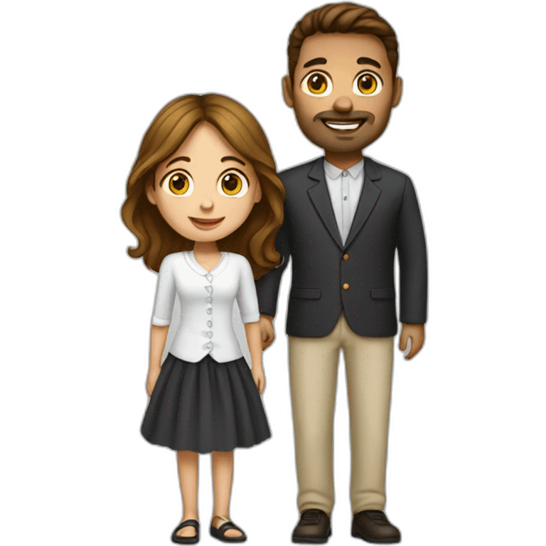 girl with husband emoji