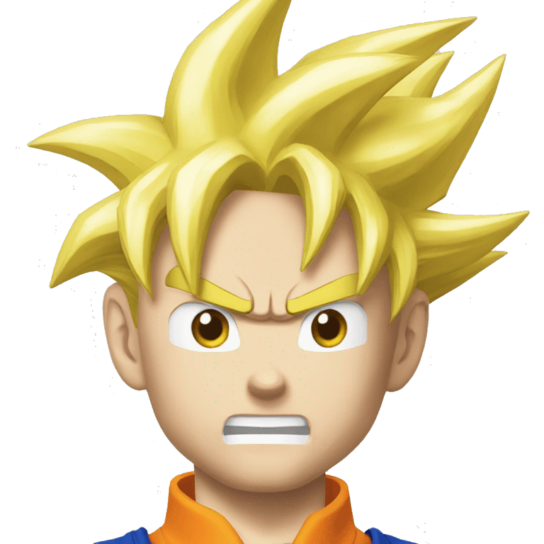 Goku de dragon Ball qui pleure emoji