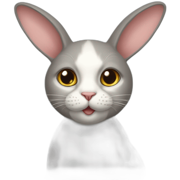 Cat rabbit emoji