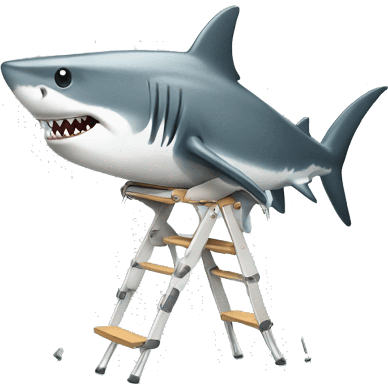 Shark on crutches  emoji