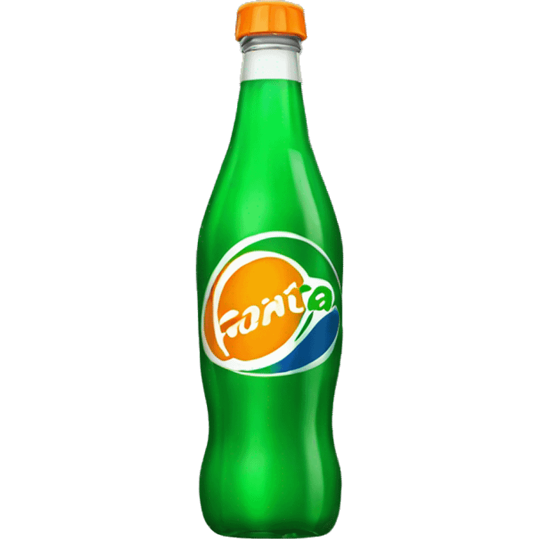 fanta bottle green emoji