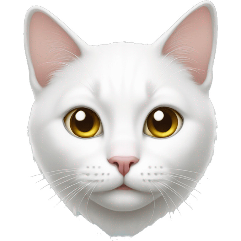 White cat  emoji