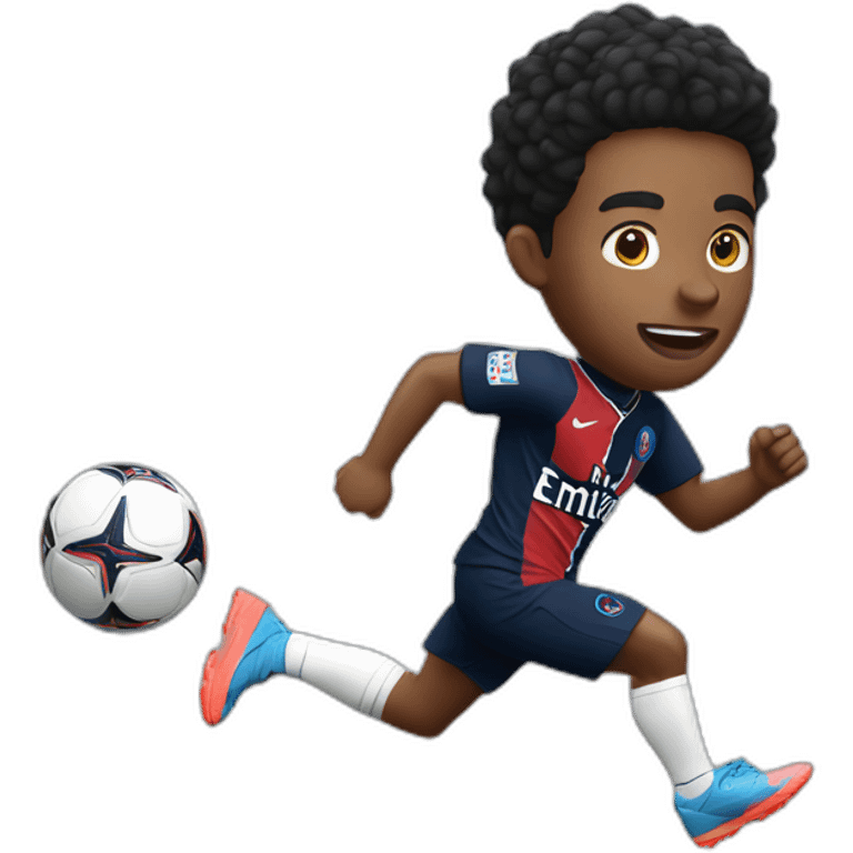 paris st germain player running emoji