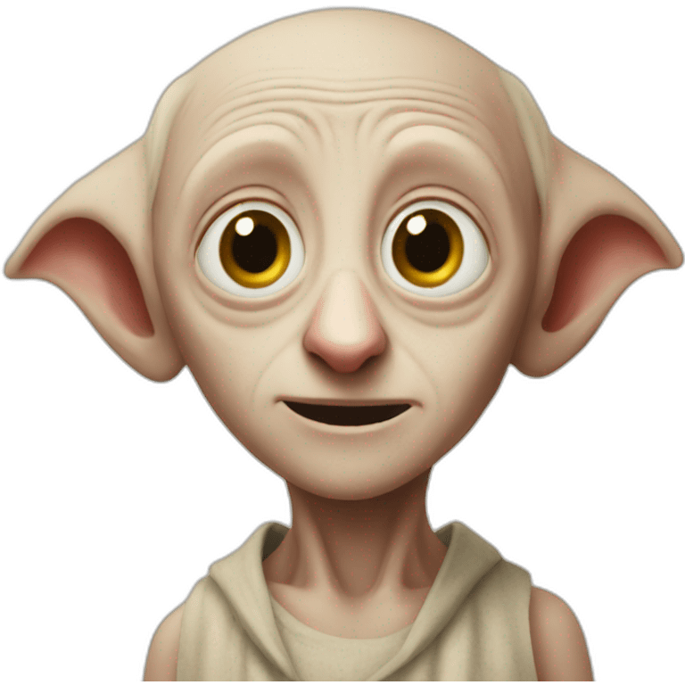 Dobby with a wig emoji