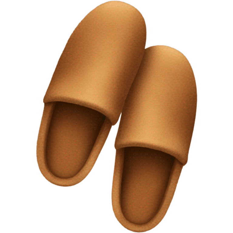 Brown slippers emoji