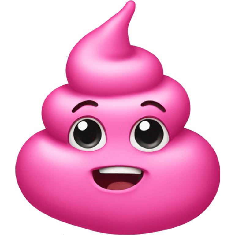 pink poop  emoji