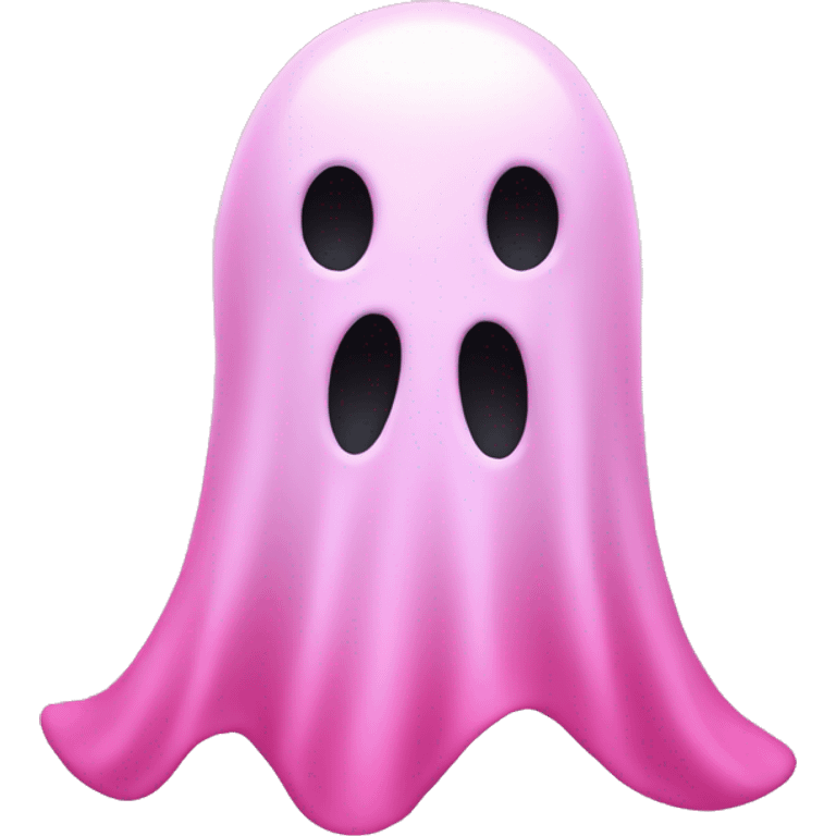 Pink ghost emoji